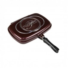 PL-DADG28 BURGUNDY PLATIUM COLLECTION Tigaie dubla cu interior marmorat, 28 cm